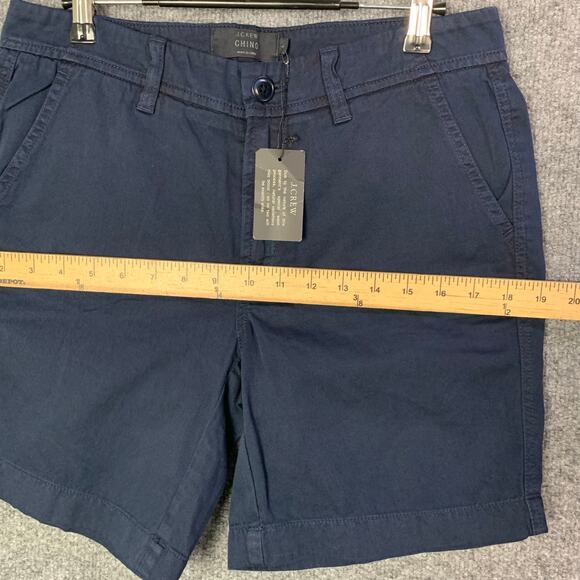 NEW J.Crew Chino Shorts Women's 4 Navy Casual Summer Essential - Picture 5 of 11